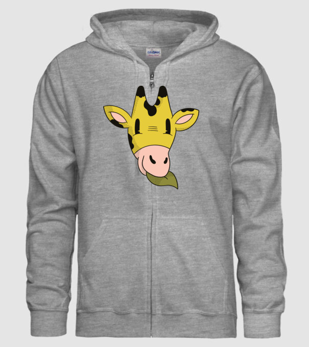 Cap Girafă model gri pe tricou