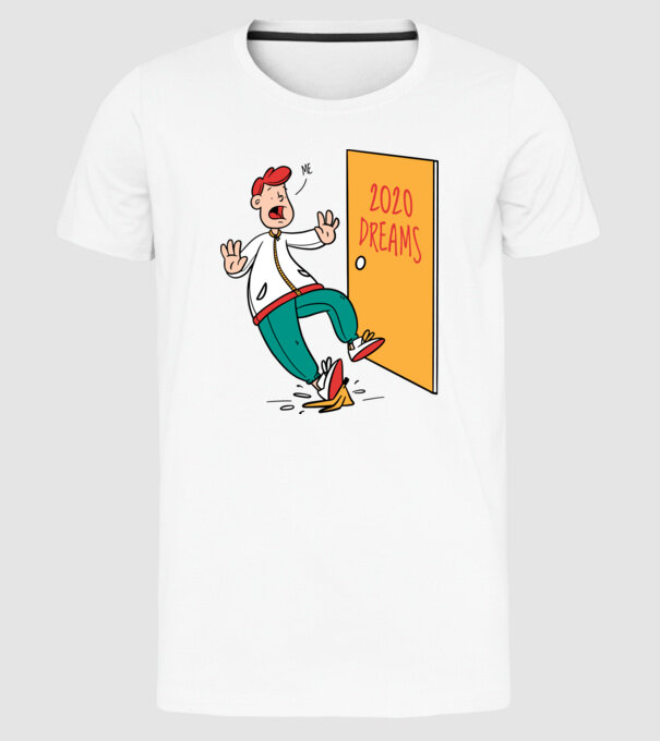 model alb pe tricou