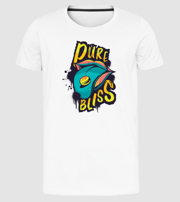 Tabletă drog model alb pe tricou