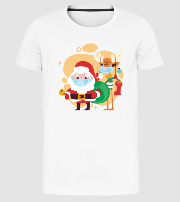 model alb pe tricou