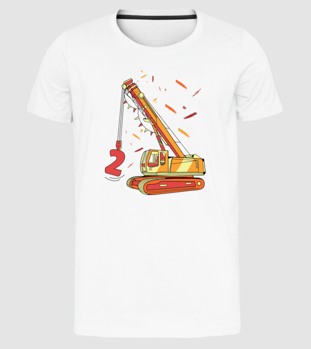 Prindere 2nd Birthday model alb pe tricou