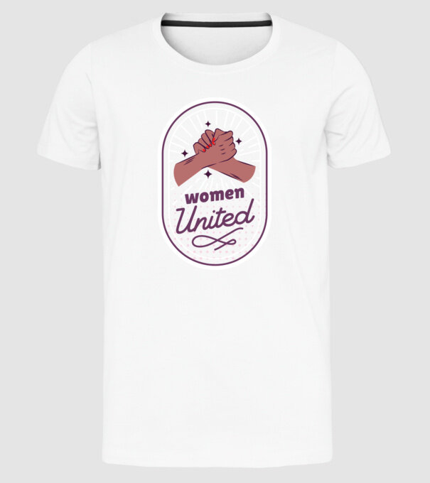 Women United Ziua femeii model alb pe tricou