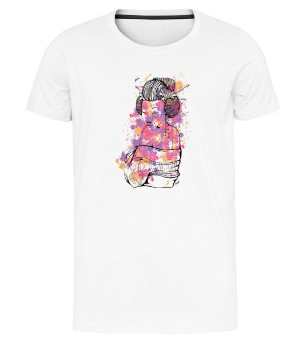  model  pe tricou