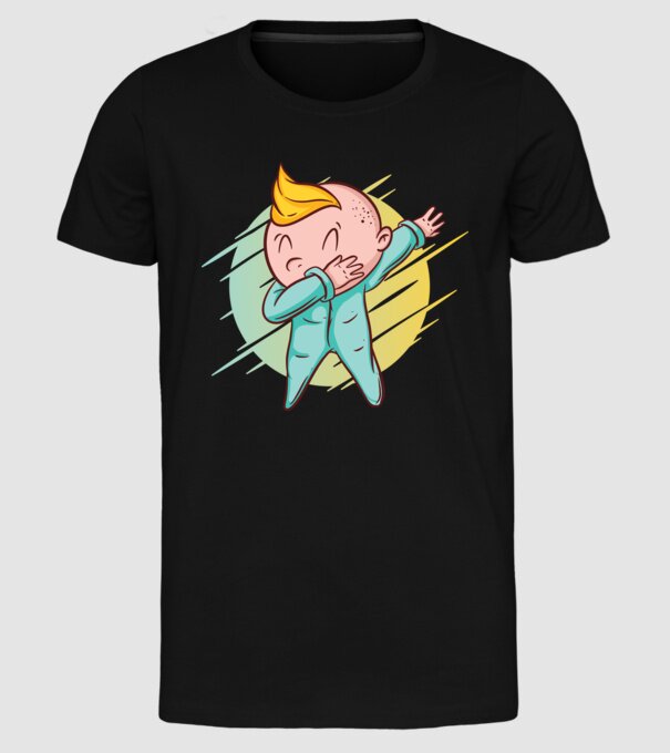 Bebe DAB model negru pe tricou