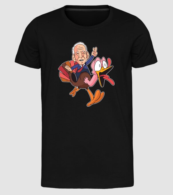 Biden Thanksgiving model negru pe tricou