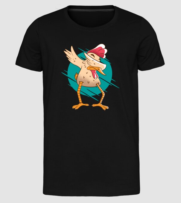 Pui DAB model negru pe tricou