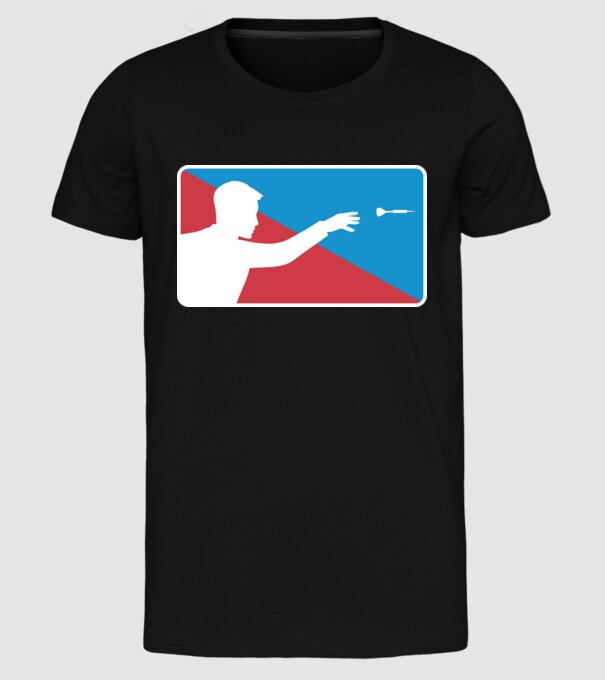 Darts MLB model negru pe tricou