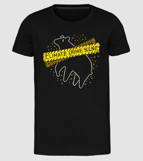 Încălzire globală studiul locației model negru pe tricou