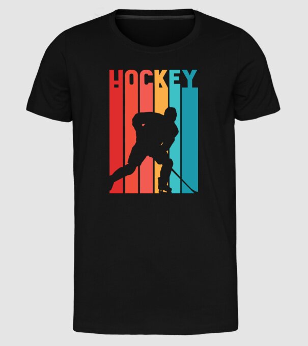 Hochei Retro model negru pe tricou