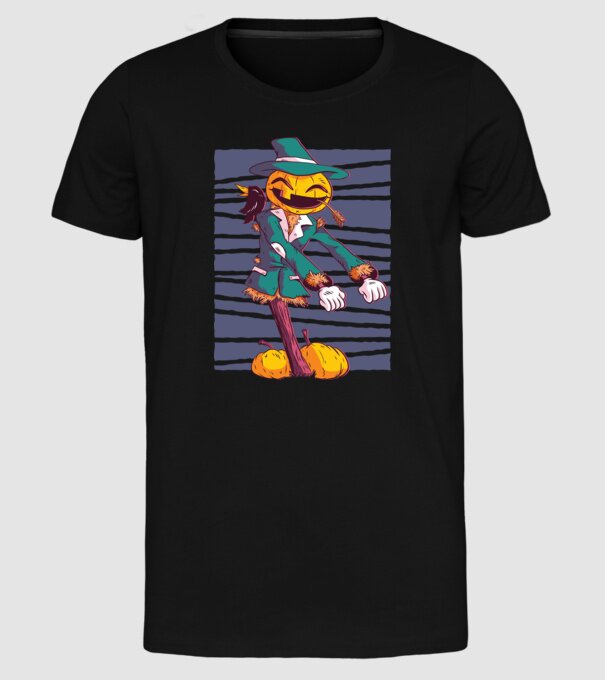 Sperietoare Halloween model negru pe tricou