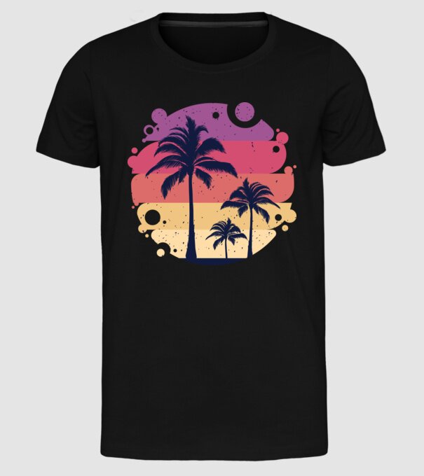 Retro Vara model negru pe tricou