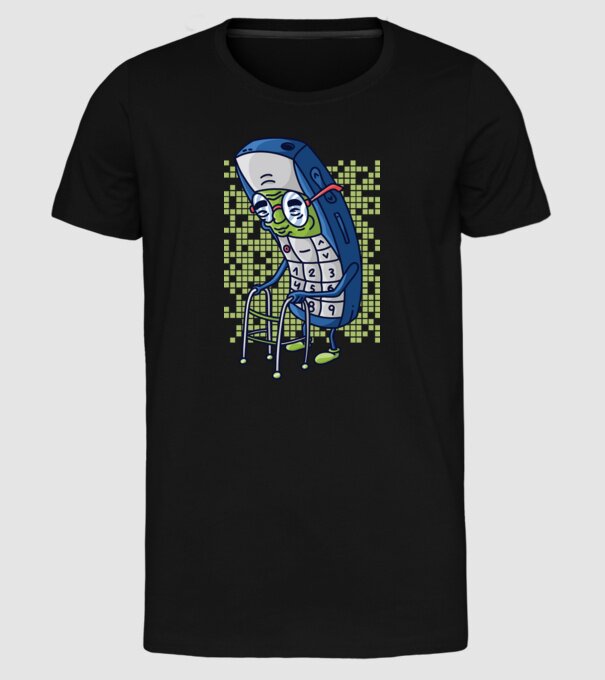Câine drăguț schiind model negru pe tricou