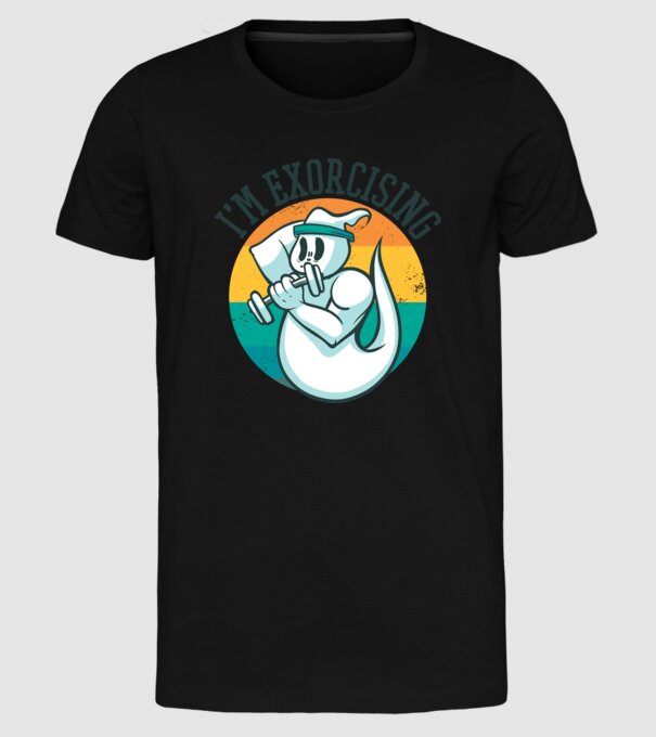 Antrenament Fantomă (Spirit?) model negru pe tricou
