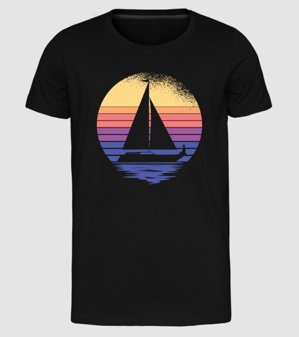 Navigație model negru pe tricou