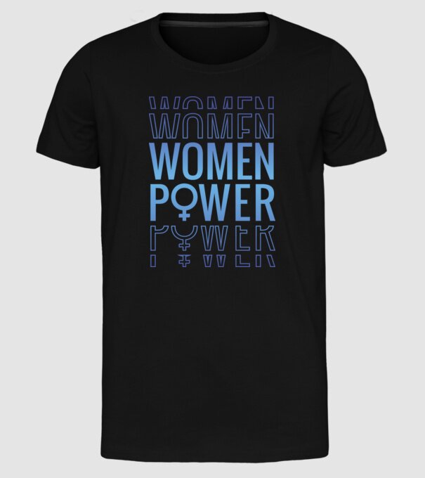 Women Power de Ziua Femeii model negru pe tricou