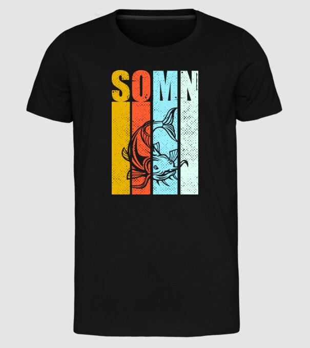 somn model negru pe tricou