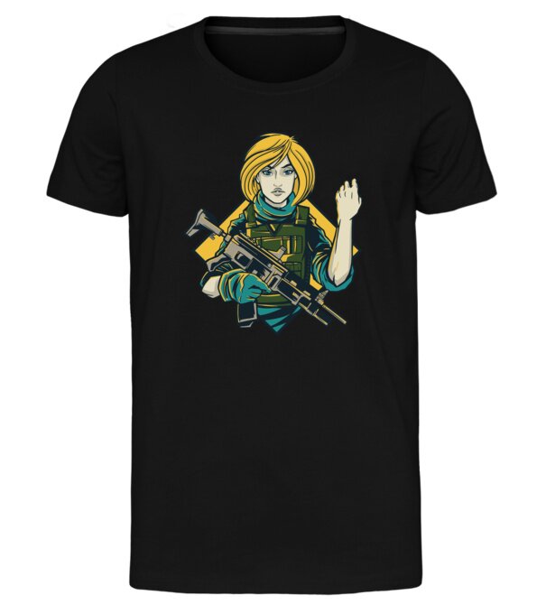  model  pe tricou