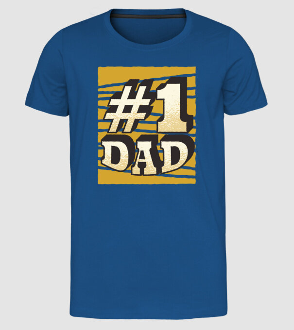 Tata 01 model albastru regal pe tricou