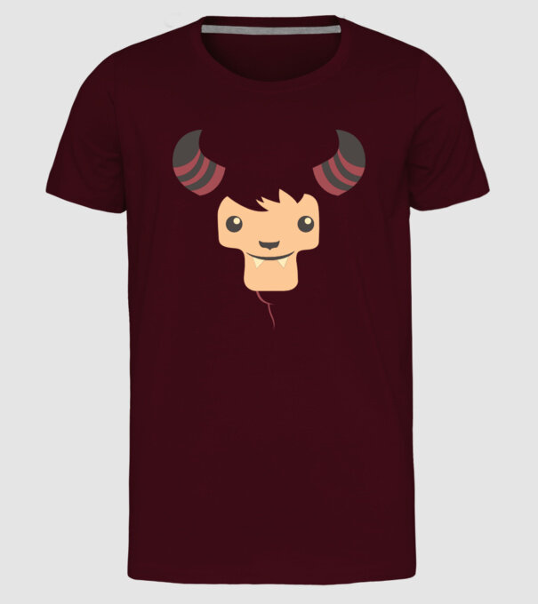 Goat Halloween model bordo pe tricou