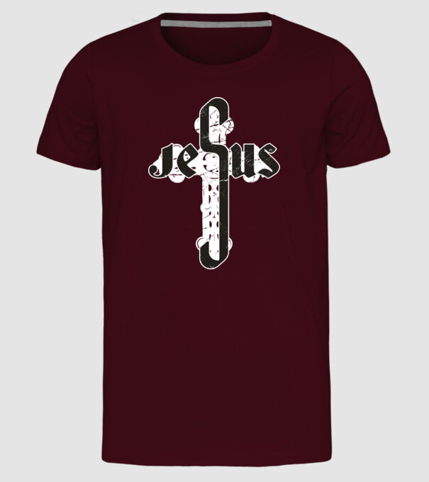 Iisus Cruce model bordo pe tricou