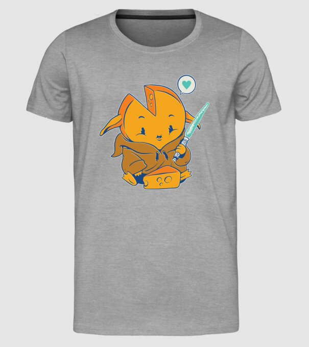 Baby Gouda model gri pe tricou