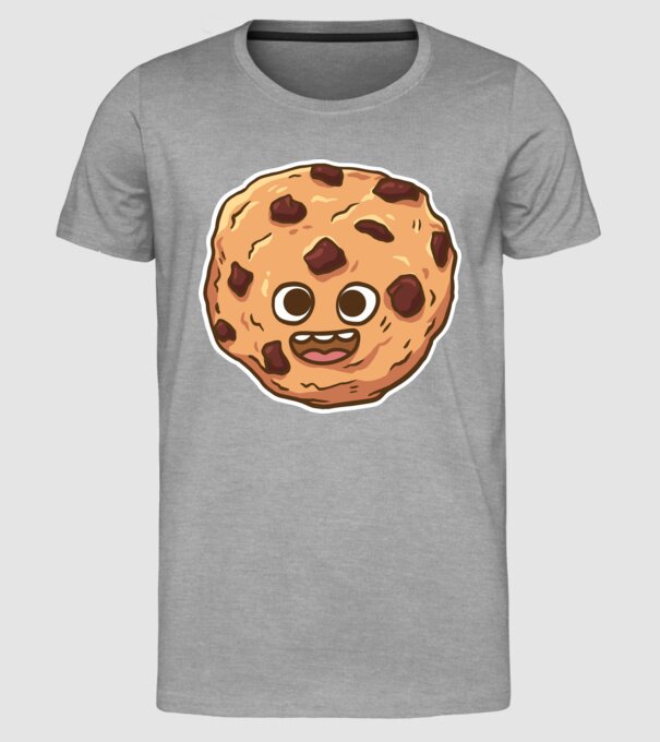Cookie drăguț model gri pe tricou