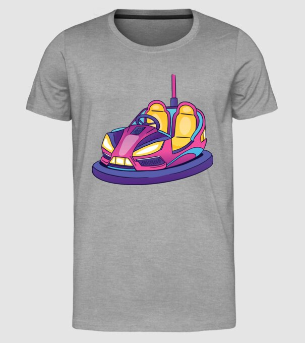 Dodgem model gri pe tricou