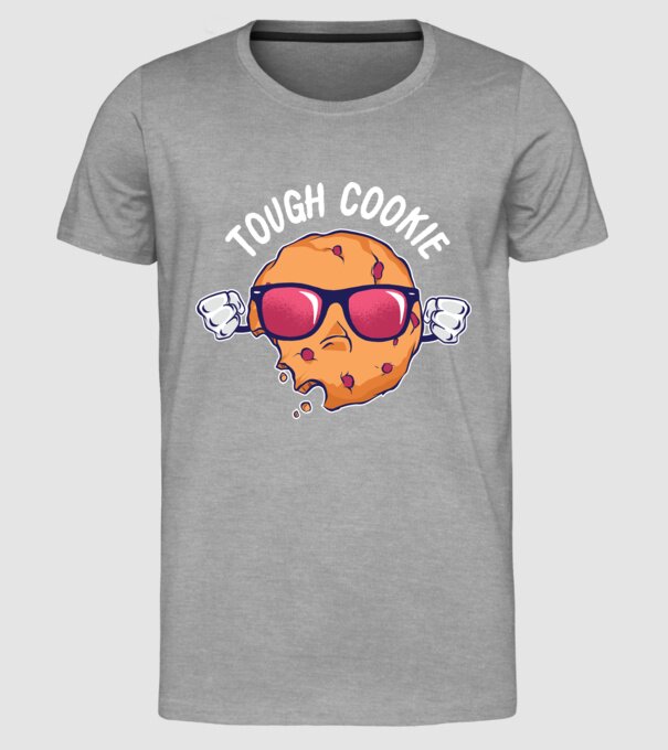 Tricou antrenament prăjitură tare model gri pe tricou