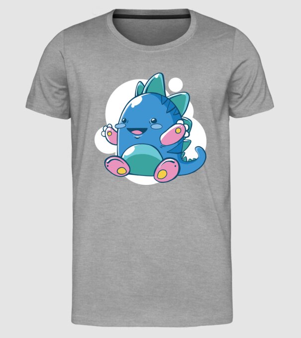 Bebe dragon model gri pe tricou