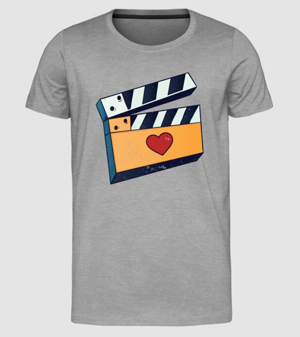 Cinema Film model gri pe tricou
