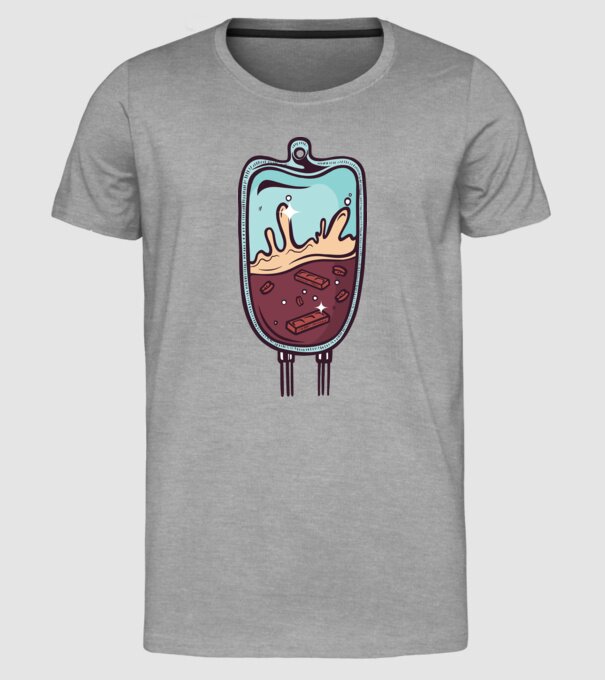 Porter Infuzie model gri pe tricou