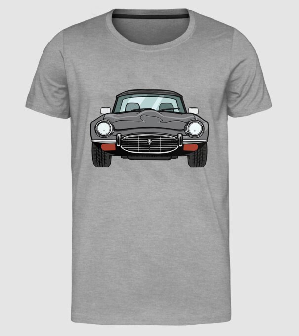 Mașină veche model gri pe tricou