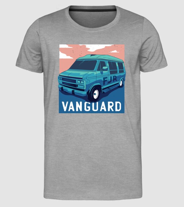 Microbus Sport Autocaravană model gri pe tricou