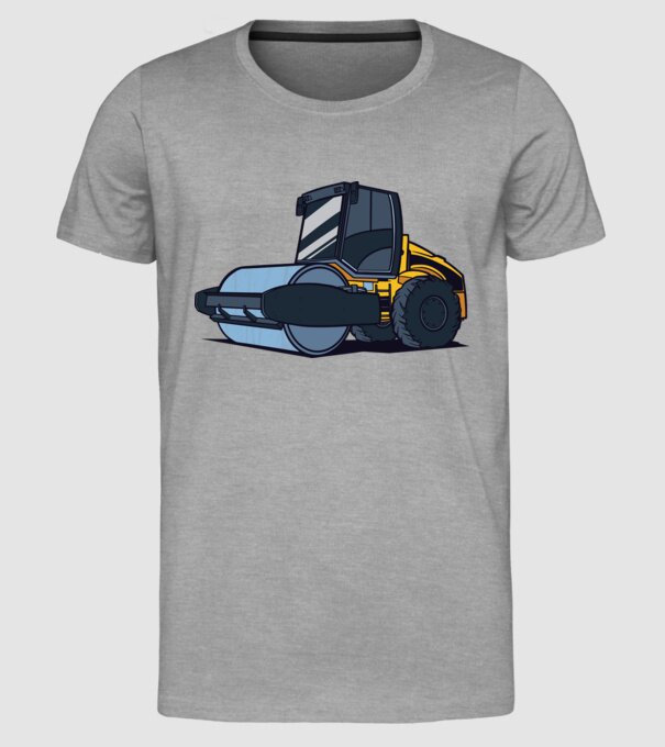 Rulou compresor model gri pe tricou