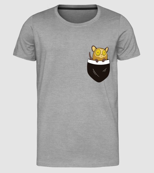 Maki de buzunar model gri pe tricou