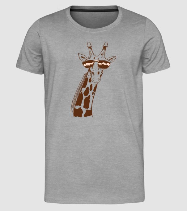 Cap Girafă model gri pe tricou