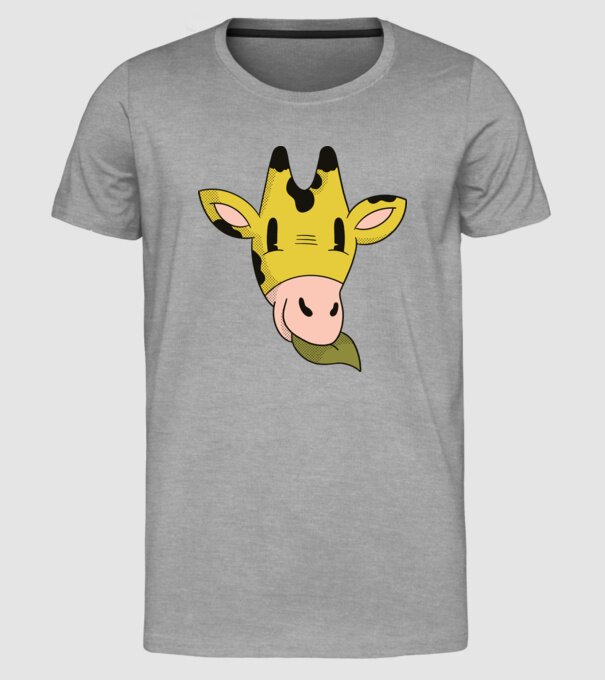 Cap Girafă model gri pe tricou