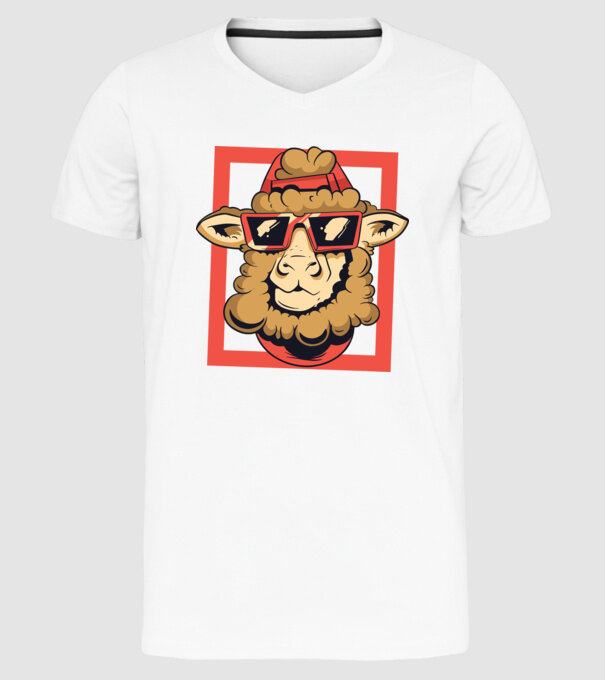 Miel cool model alb pe tricou