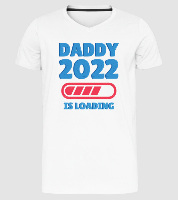 Tată 2022 ss model alb pe tricou