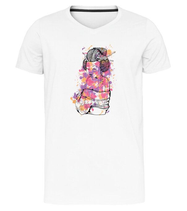  model  pe tricou