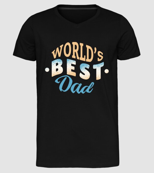 Cel mai bun Tătic din lume model negru pe tricou