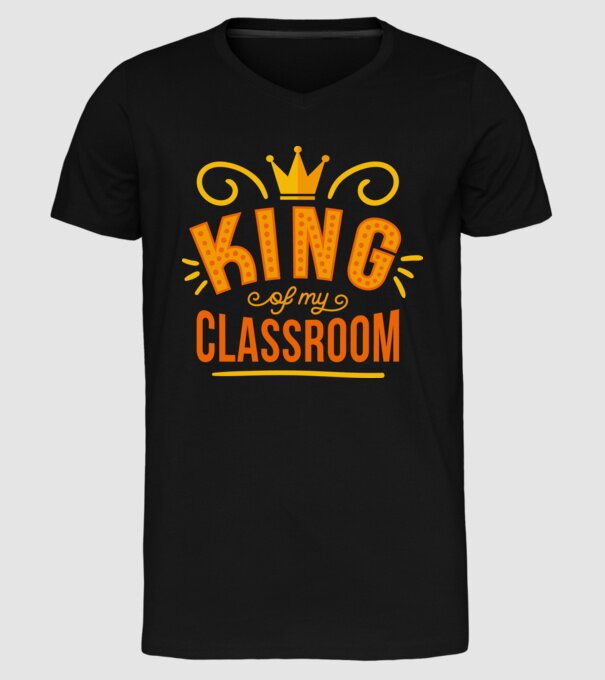 Regele clasei model negru pe tricou