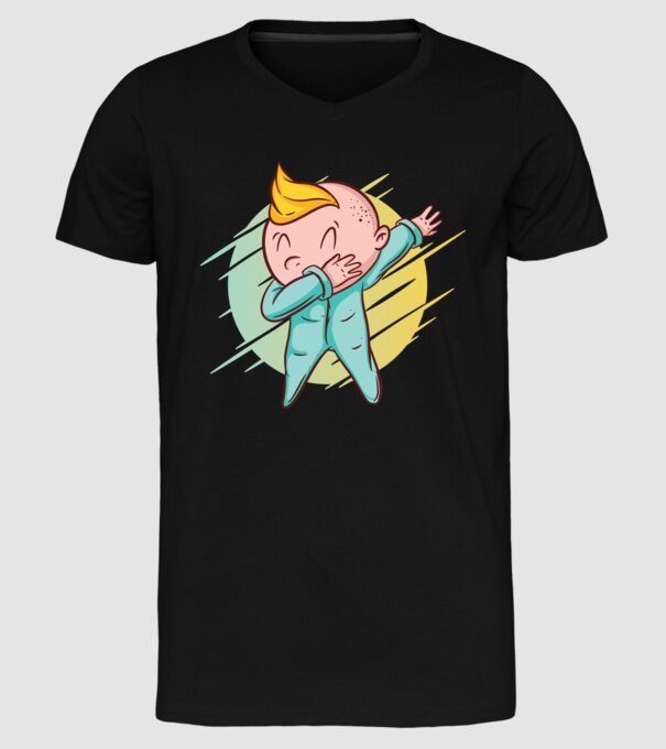 Bebe DAB model negru pe tricou