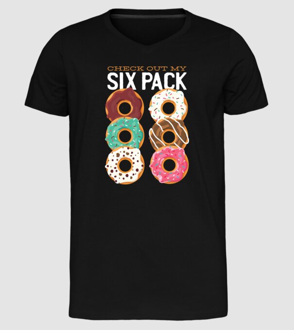 Check out my Six Pack model negru pe tricou