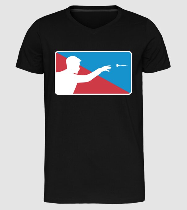 Darts MLB model negru pe tricou