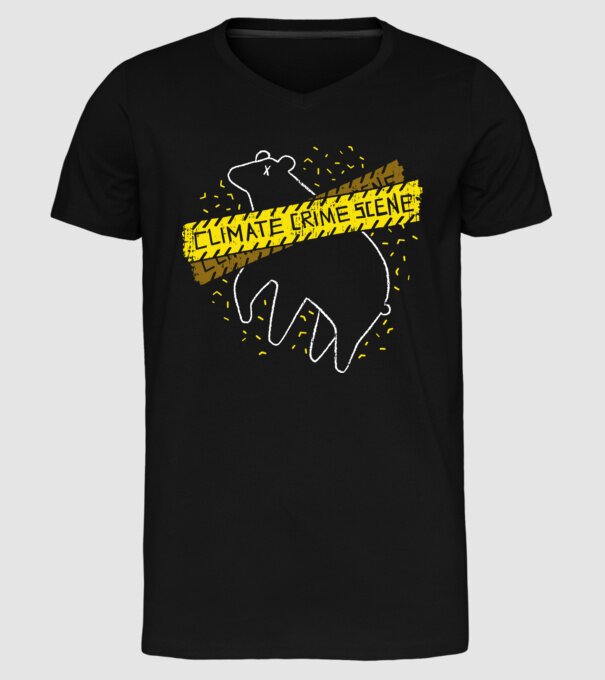 Încălzire globală studiul locației model negru pe tricou