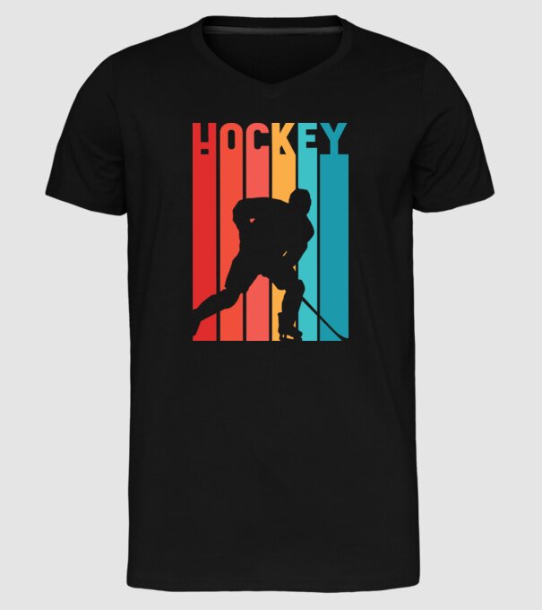 Hochei Retro model negru pe tricou
