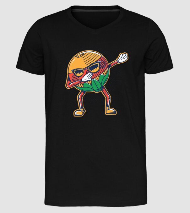 Dubă DAB cărți de joc maghiare model negru pe tricou