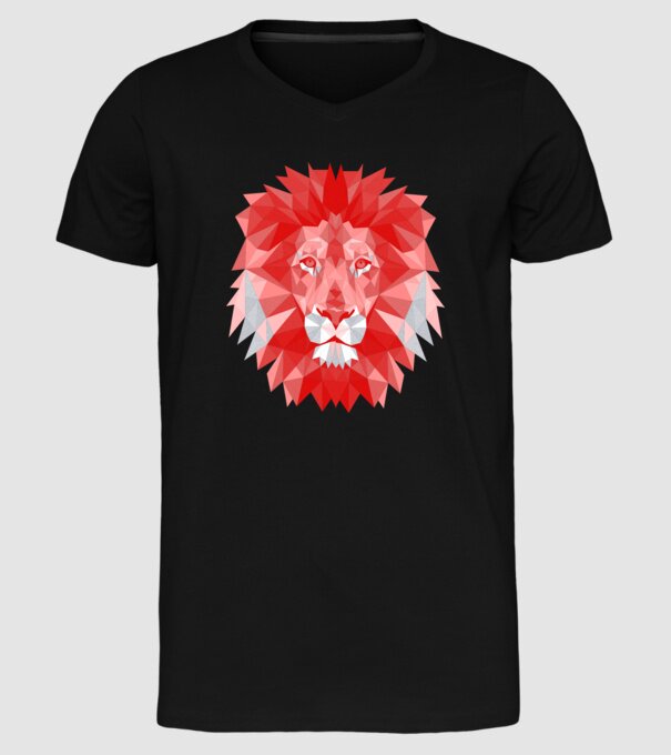 Red Lion model negru pe tricou
