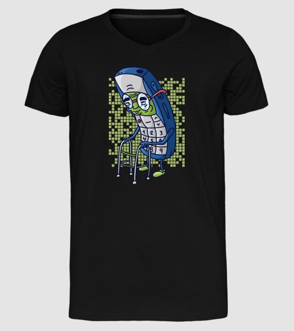 Câine drăguț schiind model negru pe tricou
